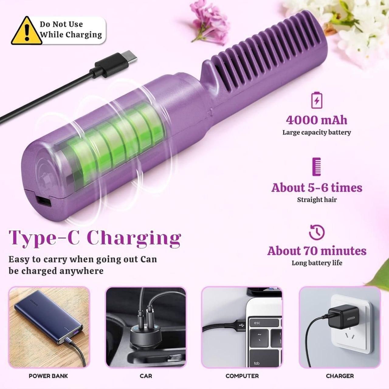 Odd Bills- GlamGo Mini Hair Straightener (Cordless)