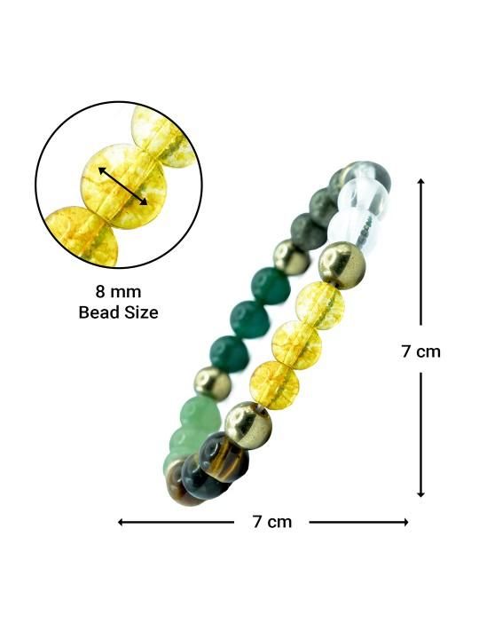 Dhan Yog Bracelet for Wealth & Success – Stretchable Spiritual Energy Band